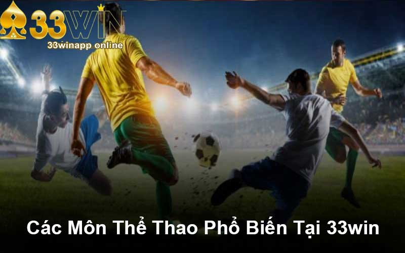 Các Môn Thể Thao Phổ Biến Tại 33win